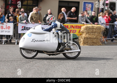Klassische Motorradrennen Stockfoto