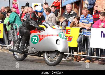 Klassische Motorradrennen Stockfoto