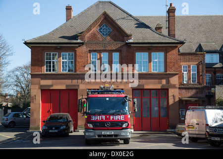 Feuerwache in Mitcham, London, UK Stockfoto