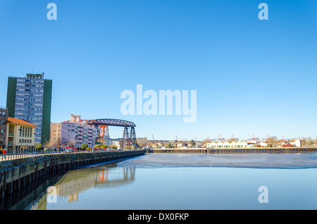 Blick auf La Boca Nachbarschaft in Buenos Aires, Argentinien Stockfoto