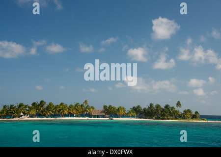 Belize, Karibik, Stann Creek District in der Nähe von Placencia. Laughing Bird Caye Nationalpark. Stockfoto