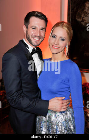 Jochen Schropp und Judith Rakers bei der Präsentation des Gala Spa Awards 2014 Fackel Park Hotel & Spa auf Samstag, 15. März 2014 in Baden-Baden Stockfoto