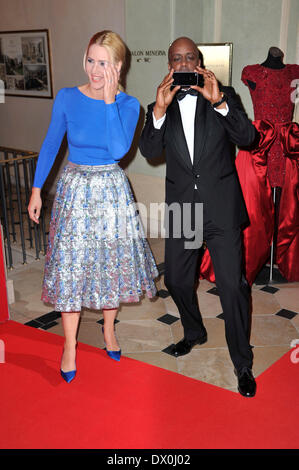 Yared Dibaba und Judith Rakers bei der Präsentation des Gala Spa Awards 2014 Fackel Park Hotel & Spa auf Samstag, 15. März 2014 in Baden-Baden Stockfoto