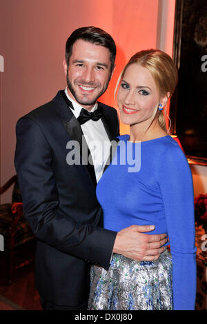 Jochen Schropp und Judith Rakers bei der Präsentation des Gala Spa Awards 2014 Fackel Park Hotel & Spa auf Samstag, 15. März 2014 in Baden-Baden Stockfoto