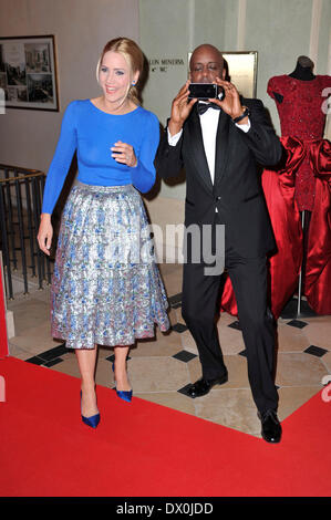 Yared Dibaba und Judith Rakers bei der Präsentation des Gala Spa Awards 2014 Fackel Park Hotel & Spa auf Samstag, 15. März 2014 in Baden-Baden Stockfoto