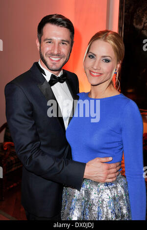 Jochen Schropp und Judith Rakers bei der Präsentation des Gala Spa Awards 2014 Fackel Park Hotel & Spa auf Samstag, 15. März 2014 in Baden-Baden Stockfoto