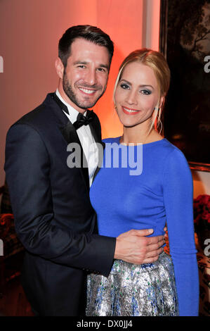 Jochen Schropp und Judith Rakers bei der Präsentation des Gala Spa Awards 2014 Fackel Park Hotel & Spa auf Samstag, 15. März 2014 in Baden-Baden Stockfoto