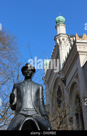 Statue von Franz Kafka, Prag. Stockfoto