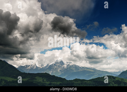Berge im Sommer Stockfoto