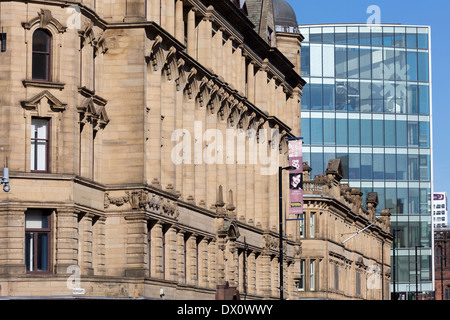 Deansgate Manchester RBS Büros Stockfoto