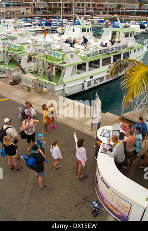 Wassersport-Center, den Hafen Puerto, Puerto Rico, Insel Gran Canaria, Kanarische Inseln, Spanien, Europa Stockfoto