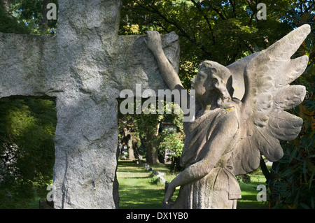 Woodlawn-Friedhof. Webster Avenue Ecke Oststraße 233.. Woodlawn M 4 (Mo-So 08:30-17 / unter Fotos vorherige Genehmigung Stockfoto