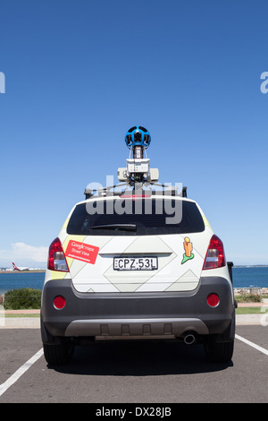 Eine Google Maps-Kamera Auto am Meer in Sydney Stockfoto