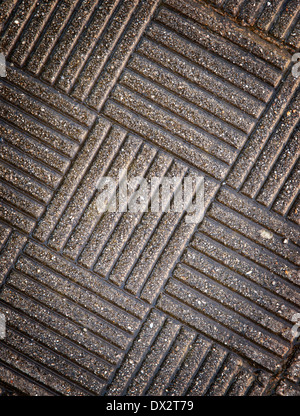 Bürgersteig Hintergrund im Freien, ein kleines Detail. Stockfoto