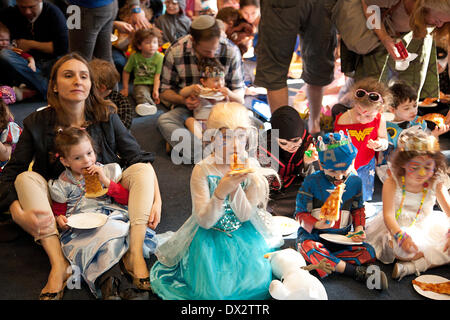 London, UK. 16. März 2014. Das Festival von Purim wird jedes Jahr am 14. des hebräischen Monats von Adar des jüdischen Kalenders Kredit-gefeiert: Adina Tovy/Alamy Live News Stockfoto