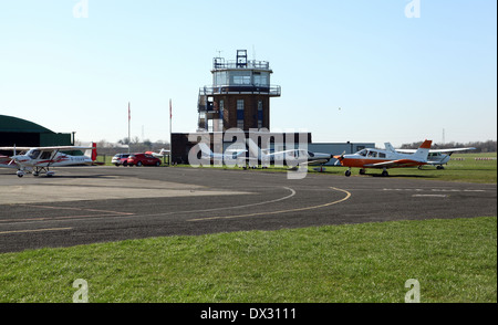 Barton Aerodrome, Manchester City Airport Stockfoto