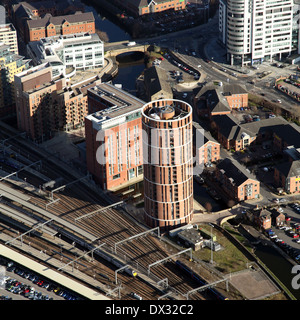 Luftaufnahme von Kerze Haus in Leeds, West Yorkshire Stockfoto