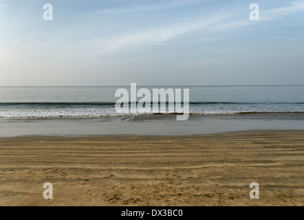 Ruhigen Strand Szene, Goa, Indien Stockfoto