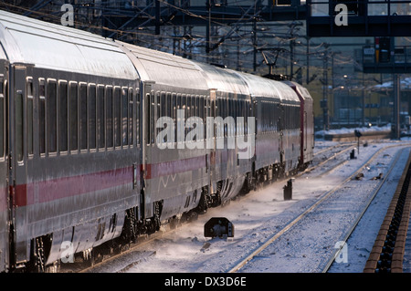 Intercity Zug Stockfoto