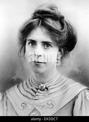 ANNIE KENNEY (1879-1953) englischen Suffragetten im Jahre 1909 Stockfoto