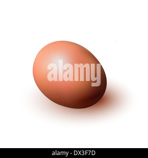 Ein realistisches Bild der frischen Ernährung Eier für Ostern Stockfoto