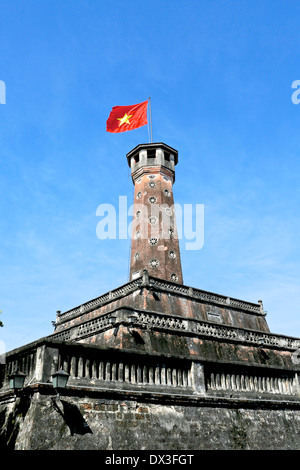 Die sechseckigen Turm in Vietnam Museum für Militärgeschichte, Hanoi, Vietnam, Südostasien Stockfoto