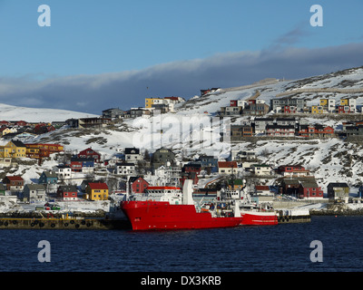 Hammerfest, Finnmark, Norwegen Stockfoto