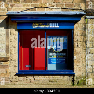 William Hill Buchmacher Wetten shop Bakewell Derbyshire England uk Stockfoto