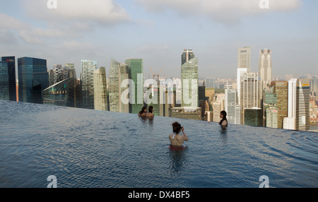 Hotel in singapore mit pool auf dem dach