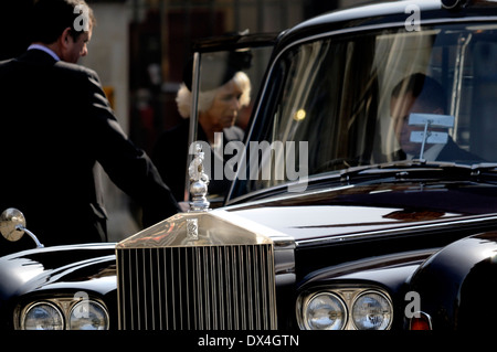 Rolls-Royce Phantom VI - Teil der britischen königlichen Flotte. Die Herzogin von Cornwall, immer in Stockfoto