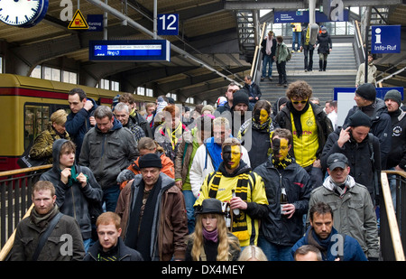 Achtung Streik bei der BVG Stockfoto