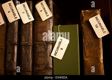 Frühdrucke Bücher. Loyola-Archiv. Deustro Universitätsbibliothek. Navarra. Spanien Stockfoto