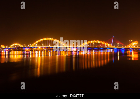 Brücke bei Stadt Da Nang, Vietnam Stockfoto