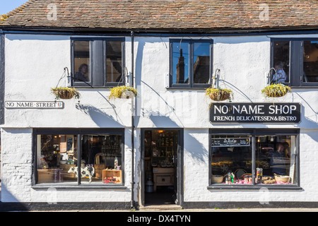 Kein Name Shop in keine Namen Street Sandwich Kent Stockfoto