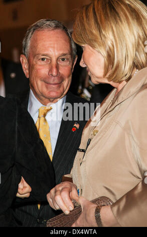 Martha Stewart und Bürgermeister Michael Bloomberg First Annual American Awards in der Vanderbilt Hall im Grand Central Terminal F gemacht Stockfoto