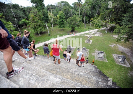 Tikal National Park in El Petén Abteilung in Guatemala. Stockfoto