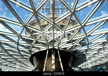 Cutty Sark, In Greenwich, London, Uk berühmten 19. Jahrhundert Klipper. Stockfoto