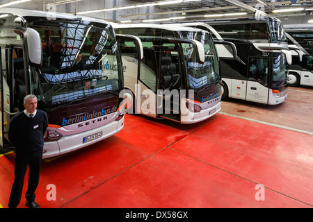 Berlin, Deutschland, Fern-Busse für Rollstuhlfahrer Stockfoto