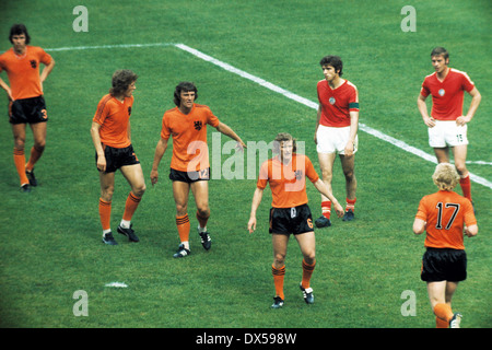 Fußball, WM, 1974, 1. Finalrunde, Gruppe III, Westfalenstadion Dortmund, Deutschland vs. Niederlande 1:4, Szene des Spiels Stockfoto