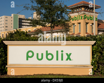 Publix Supermarkt in Fort Lauderdale, FL Stockfoto