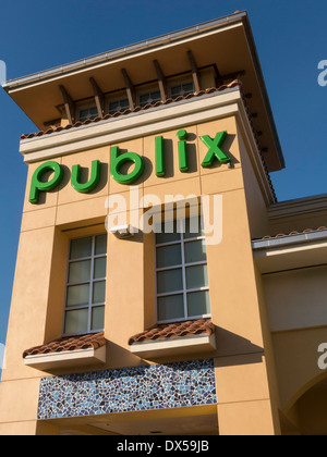 Publix Supermarkt in Fort Lauderdale, FL Stockfoto