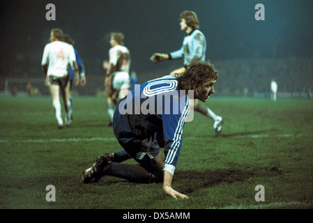 Fußball, Bundesliga, 1974/1975, Stadion der Castroper Straße, VfL Bochum gegen FC Bayern München 3:0, Szene des Spiels, Josef Kaczor (VfL) Stockfoto