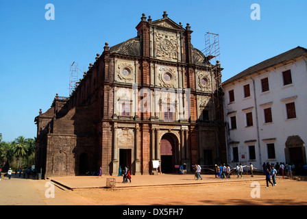 Basilica von Bom Jesus Kirche Goa Indien UNESCO World Heritage Site Stockfoto
