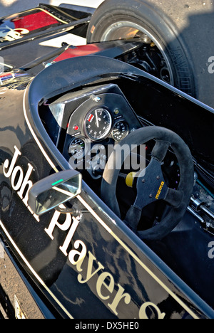 Interieur und Lotus f1 Lenkrad Stockfoto