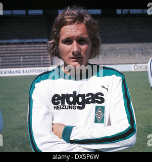 Fußball, Bundesliga, 1976/1977, Borussia Mönchengladbach, Team-Präsentation, Porträt Allan Simonsen Stockfoto