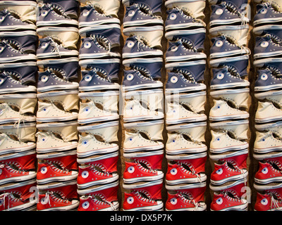 Converse All Star Display, New York Stockfoto