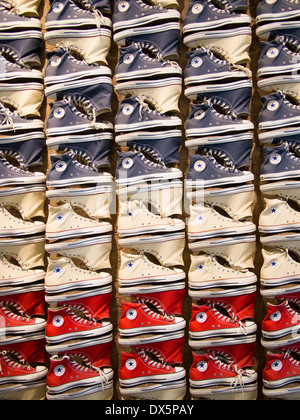 Converse All Star Display, New York Stockfoto