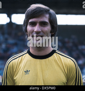 Fußball, Bundesliga, 1976/1977, Borussia Dortmund, Team-Präsentation, Porträt Herbert Meyer Stockfoto