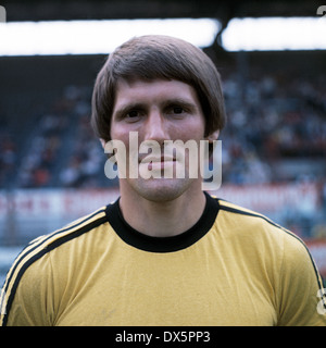 Fußball, Bundesliga, 1976/1977, Borussia Dortmund, Team-Präsentation, Porträt Gerd Kasperski Stockfoto