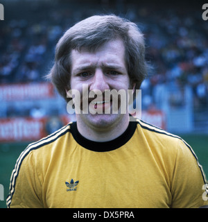 Fußball, Bundesliga, 1976/1977, Borussia Dortmund, Team-Präsentation, Porträt Lothar Huber Stockfoto